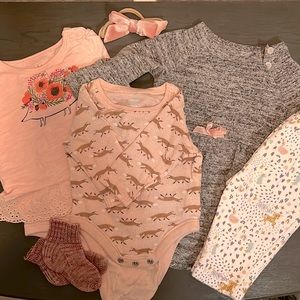 Matching 0-3 outfits mixed old navy carters osh kosh